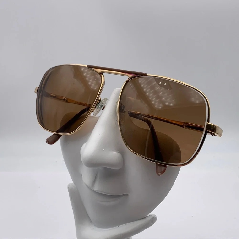 Safilo RTB3700 Gold Aviator Sunglasses Frames